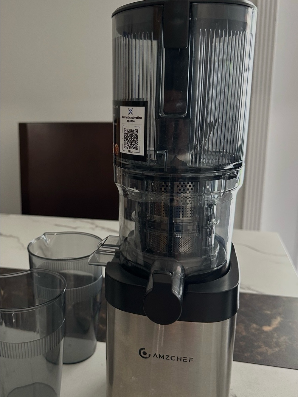 AMZCHEF ZM1902 Vertical Cold Press Juicer - Picture 4 of 15